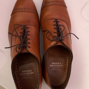 Tan Brooks Brothers oxfords/dress shoes